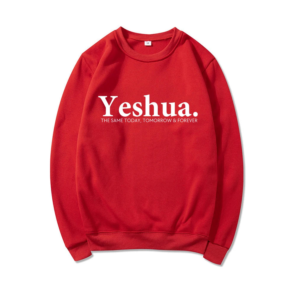 Vintage Yeshua Christian Sweatshirt Christian Apparel Faith Gift Women Worship Sweatshirt Christian Hoodie Jesus Pullovers Top