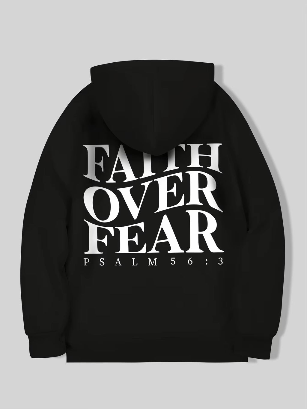Faith over Fear Christian Hoodie Christian Hoodie Jesus Hoodie Fashion Hoodie Bible Verse Men and Women Can Be Aesthetic 2024
